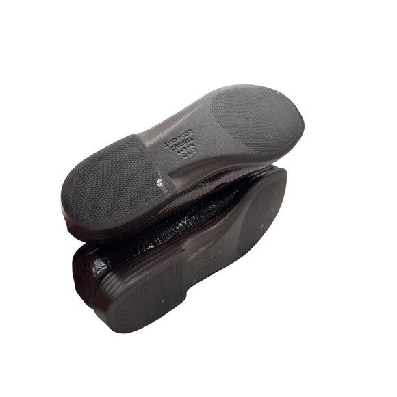 SAS Size 10.5 Crocodile Embossed Slip-On Loafers By SAS Comfortable Loafer Brown - Picture 7 of 10